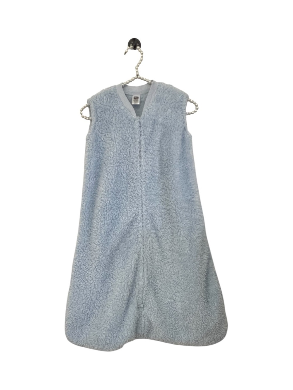 Hudson Baby Light Blue Fleece Sleep Sack Sleeveless Pajama Size 18 - 24 Month